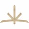 Ekena Millwork Alberta Rough Sawn Timber Gable Bracket, Douglas Fir, 60"W x 38"H x 2"D x 4"F, 15/12 Pitch GBW060X38X0204ALB00RDF - alternate 1